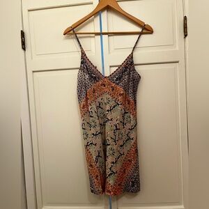 Twelfth Street by Cynthia Vincent silk romper size S